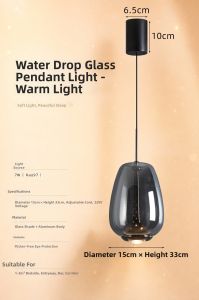 Gesture Control Luxury Bedside Pendant Light