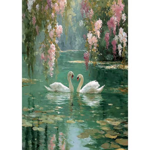 BILIBILI | Paint By Number Scenery DIY Pictures By Numbers Night Kits Hand Painted Painting Art Drawing on Canvas Gift Home Decor