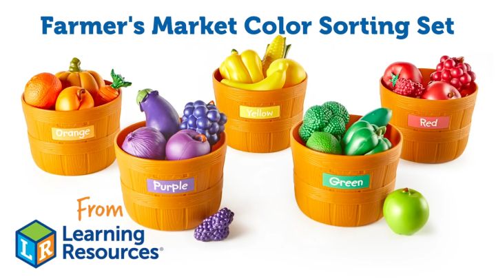 Learning Resources Farmers Market Color Sorting Set | Lazada Singapore