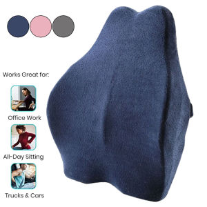 Lumbar Support Pillow for Office Chair Car Gaming Chair Back Pain Relief Memory Foam Cushion Ergonomic Orthopedic Back Rest