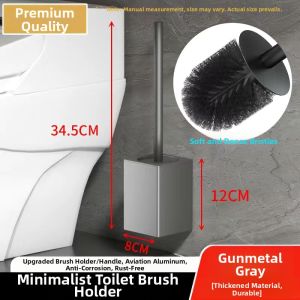 All-Angle Reach Bathroom Brush No Installation Wall Mount Household