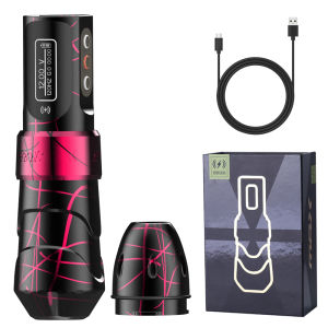 MAX ไร้สายสักเครื่องตลับหมึกปากกา 2400mAh แบตเตอรี่ความจุขนาดใหญ่ Coreless มอเตอร์ปากกาสําหรับศิลปินสัก