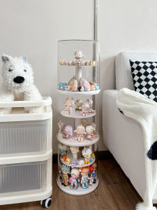 Giá Trưng Bày Hộp Mù Có Thể Xoay Trong Suốt Để Lưu Trữ Đồ Chơi Bubbles Và Mô Hình Đồ Chơi Bằng Nhựa DIY Dùng Trong Phòng Làm Việc Cho Người Lớn