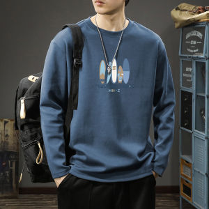 JIANMUJI | Heavy Pure Cotton Long Sleeve T-Shirt 260g