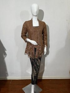 Kebaya Modern / Tunik Bali / Kebaya Bali / Kutu Baru Payet Bagian Dada / Resleting di Depan / Kebaya Terbaru / OOTD Kekinian / Seragama Pesta Wisuda Nikahan / Busui Friendly