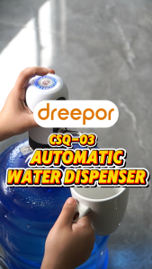 Dreepor Water Dispenser Water Bottle Pump USB Rechargeable Water Pump Portable Electric Water Dispenser Water Bottle Switch for Universal 5 Gallon Bottle