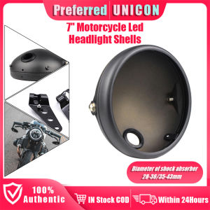 Motorcycle 7 Inch LED Headlight Housing Bracket Mounting Head Light Lamp Bucket Base for Wrangler Harley