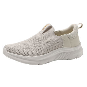 CAMEL | Breathable Knit Upper Mom Walking Shoes