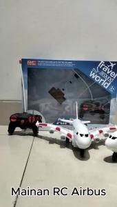 Mainan Pesawat terbang RC Aerobus travel the around world