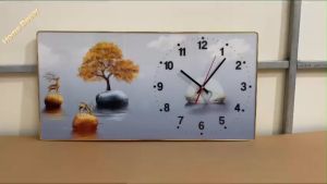 Đồng hồ tráng gương 5D Mã- AHN7 thiết kế cách tân theo phong cách hiện đại treo sang trọng tinh tế.