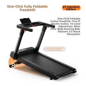 Keep | Foldable Quiet Home Treadmill for Weight Loss with Incline Shock Absorption