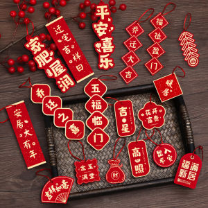 Housewarming New Home Decoration Bonsai Hanging Card Creative Pendant Moving Ceremony Supplies Bonsai Ornaments