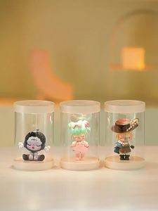 Toys Doll Display Box Blind Box Storage Acrylic Dustproof showcase Transparent Organizer case