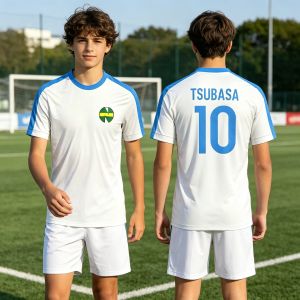 Bandai | Men T Shirt Women Tee Boys Girls Top Adults Children Parent Child Quick dry kid Tshirts Captain Tsubasa Japanese Anime Costume