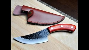 มีดแล่เนื้อ มีดเลาะกระดูก มีดทําครัว อเนกประสงค์ ขนาดใบมีด 5.2 นิ้ว ซองหนัง PU อย่างดีแบบหนาพิเศษ