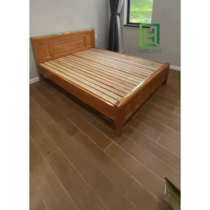 GIƯỜNG NGỦ GỖ SỒI TỰ NHIÊN – CHẮC CHẮN SANG TRỌNG BỀN ĐẸP THEO THỜI GIAN