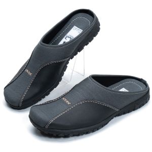 Sepatu Sandal Pria Denim Sepatu Sendal Bustong Kulit Asli TP908