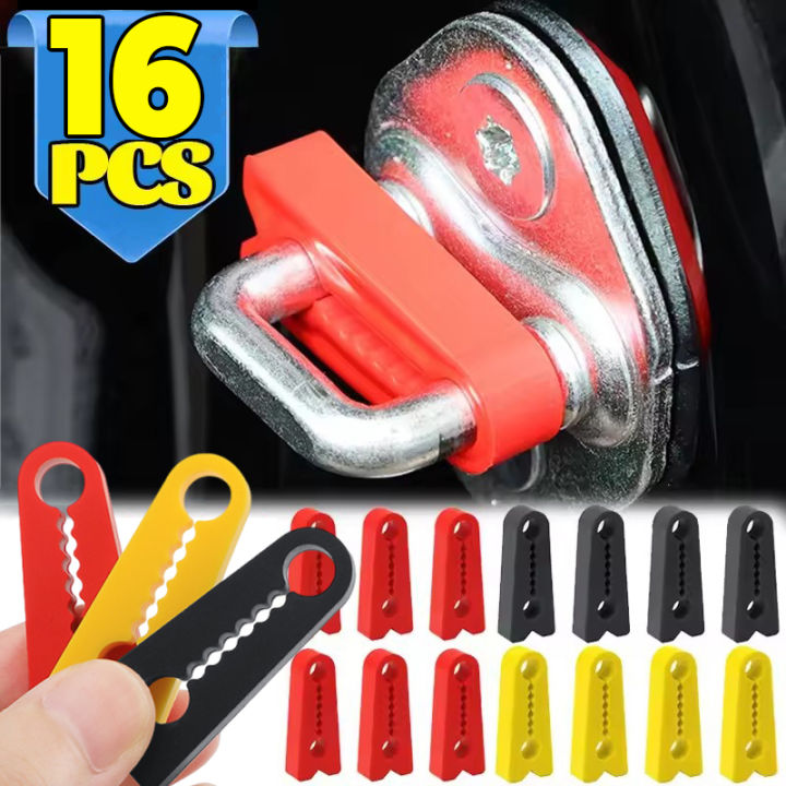 16PCS Car Door Lock Shock Absorber Buffer Damping Seal Shock Protector ...