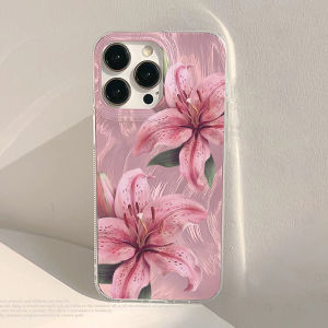 Pink Lily Phone Case Camlet For Samsung A56 5G S25 Ultra 5G A55 A36 S22Ultra S25 5G A13 4G S24 S23 A32 4G Cover Funda Shockproof