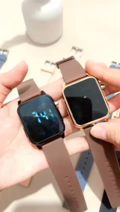 Jam Tangan LED Digital Trendy Elegan untuk Pria dan Wanita Pas untuk Aktivitas Outdoor