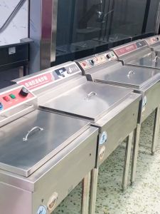 Bếp chiên nhúng dầu 52 lít inox 304 hàng chính hãng bảo hành 12 tháng