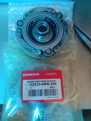 Honda genuine weight primary clutch for(wave125/XRM125 new old/RS125 Fi new old)no.22535-KPH-305 Thailand Indonesia