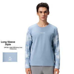 SURPINE | Lightweight UV Protection Durable Long-sleeve Sweat-wicking Hiking Outdoor Quick-dry Shirt