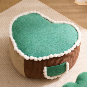 Heart-shaped Lazy Sofa Pouf Removable and Washable