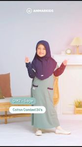 Gamis Dress Anak Perempuan Umur 6-12 Tahun: Baju Muslim Anak Simple & Nyaman