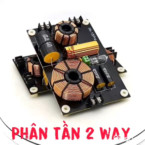 Mạch Phân Tần Loa 2 Way 1 Bass 1 Treble Cao Cấp – Lõi Feric Than Tụ PP 10uF 1000W