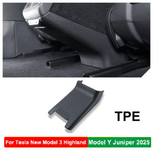 For Tesla Model Y Juniper 2025 Model 3 Highland Armrest Rear Seat Anti-Kick Board Panel Cover TPE Child Anti Dirty Kickproof Mat