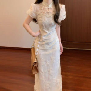 CHANGTONG | Modernized Cheongsam Dress Fitted Sheath 1pc