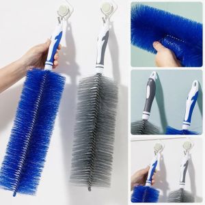 Multi-purpose Microfiber Fan Dust Removal Brush Can Be Bent Long Handle Blinds Cleaning Brush Household Car Air Conditioning Cleaning Tool