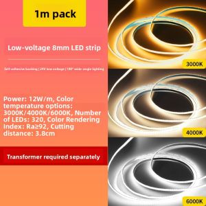 JINFI | Ultra Thin COB LED Strip 3mm 24V