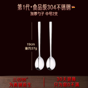 Thìa Thép Không Gỉ Dài 316 Cấp Thực Phẩm 304 Thìa Bát Thìa Trẻ Em Thìa Dăm Bông Dùng Cho Gia Đình Và Tiệc Tùng