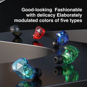 Headset QKZ SK7 Dual Driver Sport HIFI BASS stereo music telfon gaming earphone with mic original