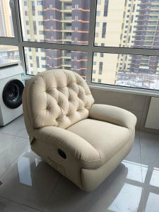 Luxurious Sofa Bed for Living Room Balcony Electric Adjustable Recliner Chair Single Person Home Use Comfortable Fabric Couch
