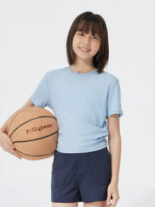JOLLY BEAN | Breathable Lightweight Tencel Modal Kids Short Sleeve Blouse