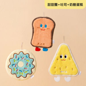 Thickened Three-Layer Kitchen Hand Towel Absorbent Hanging Toilet Paper Home Use Childrens Handkerchief Cute Non-Woven Fabric