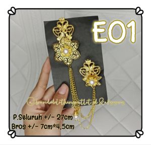 (1PCS) BROS RANTAI KEBAYAK IMPORT PREMIUM / BROS JAS PRIA JUNTAI / BROS PERMATA ELEGAN / BROS JURAI HIJAB / BROS FASHION RUMBAI / BKB8690