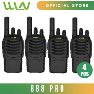 WLN 888pro 5W 16 Channel UHF 400-470MHz Two-Way Walkie Talkie Radio -SET OF 4