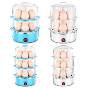 【Free Shipping】 Electric Egg Steamer with Auto Shut Off and Multi-Function Design for Healthy Breakfast Preparation