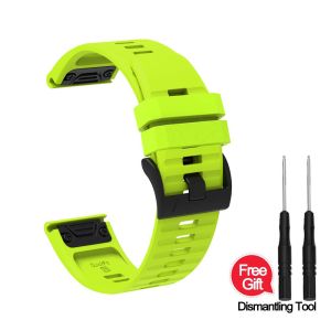 26mm 22mm QuickFit Strap For Garmin Fenix 7X Pro 6 5 X 6Pro Plus 3HR Band For Approach S62 S60 Forerunner 935 945 745 Enduro 3
