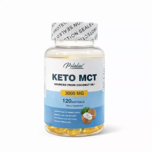 Pslalae Keto MCT 3000mg 120 Softgels– Coconut Oil Derived C8 & C10 for Energy Support