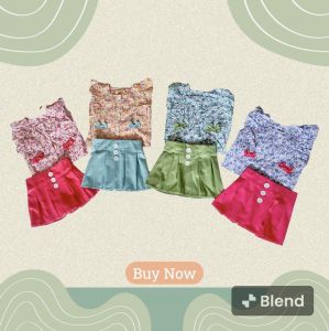 Setelan Rok Celana Bayi Usia 6-18 Bulan /baju bayi perempuan /baju bayi korea