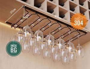 INOX304 TREO LY 3/4/5/6/7 HÀNG SÂU 22/27CM MẠ PVD ĐEN