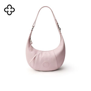 Womens Pink Horn Crossbody Shoulder Bag