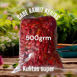ready kemasn ( 500grm ) cabe rawit teja kering tanpa tangkai