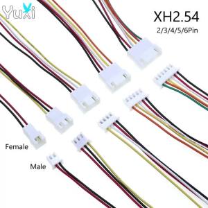YxuXi 1/2/5 Pairs XH2.54 2/3/4/5/6 Pin Pitch 2.54mm Connector Wire Male Plug Female Jack Socket 15cm 26AWG Connecting Cable