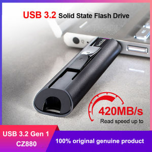 Sandisk | SanDisk Extreme PRO USB 3.2 Solid State Flash Drive 128GB 256GB 512GB 1TB Pen Drive Up to 420MB/s USB Flash Drive SDCZ880 U Disk